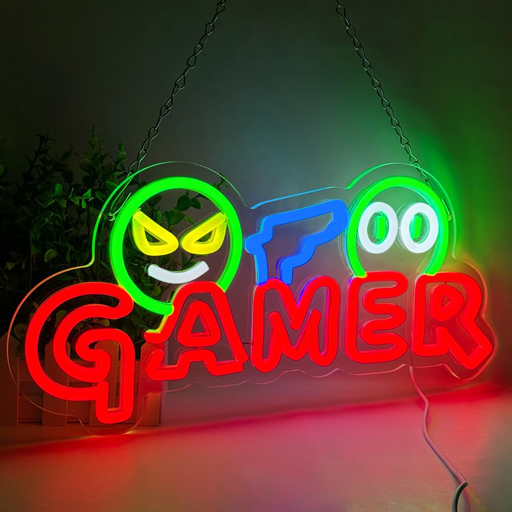 Party Games Graduation - ไฟนีออน LED สำหรับเกมเมอร์ ตกแต่งผนัง ปรับแต่งสีสันได้ โคมไฟนีออนสำหรับห้องเกม