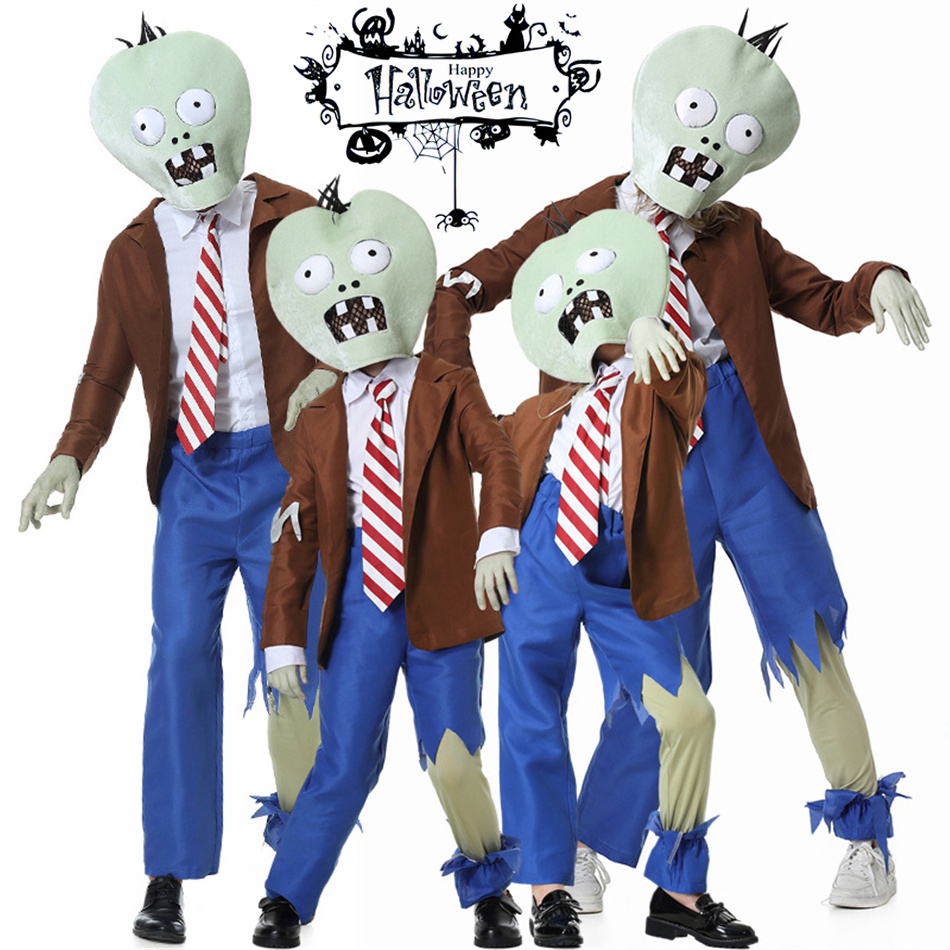 Zombie Party Games For Adults - ชุดคอสเพลย์ฮาโลวีนสำหรับเด็กหญิง เด็กชาย ชุดแต่งกายเกมคลาสสิกยอดนิยม ชุดแต่งกายปาร์ตี้แฟนซีสำหรับผู้ใหญ่และเด็ก ชุดงานคาร์นิวัลและงานเต้นรำสวมหน้ากาก