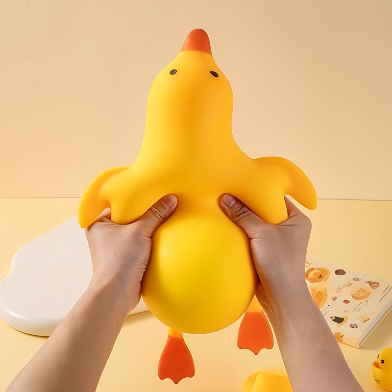 Party Games For Adults And Kids - ของเล่นบีบคลายเครียดรูปเป็ดน่ารัก ของเล่นบีบคลายเครียดรูปห่านสำหรับเด็กและผู้ใหญ่ ของเล่นยืดหยุ่นคลายเครียด ของขวัญที่ดีที่สุดสำหรับเพื่อน