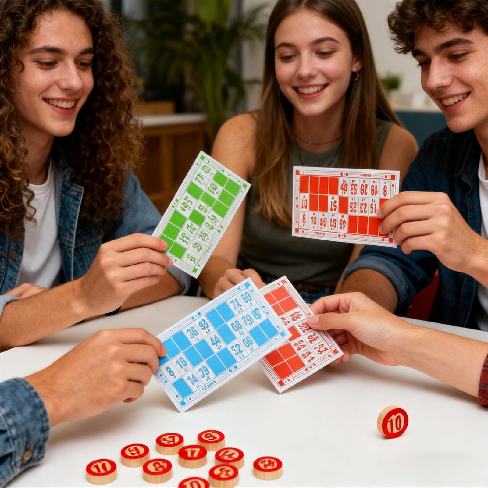 ชุดเกมบิงโกไม้สไตล์วินเทจ พร้อ - Party Games For Large Groups บทวิจารณ์และราคา