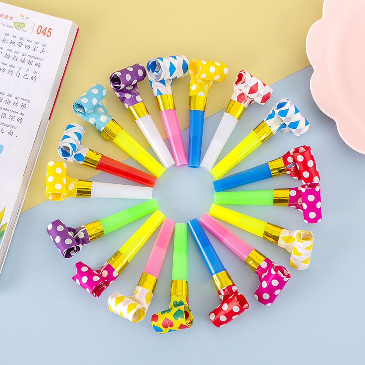 30PCS สีสันนกหวีดของเล่นตลกของ - Party Games Engagement บทวิจารณ์และราคา