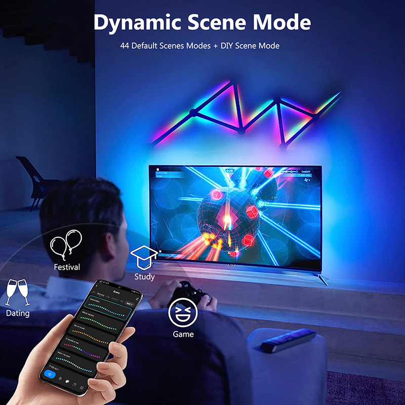 โคมไฟติดผนัง RGB อัจฉริยะ, ไฟ  - Party Games Switch บทวิจารณ์และราคา