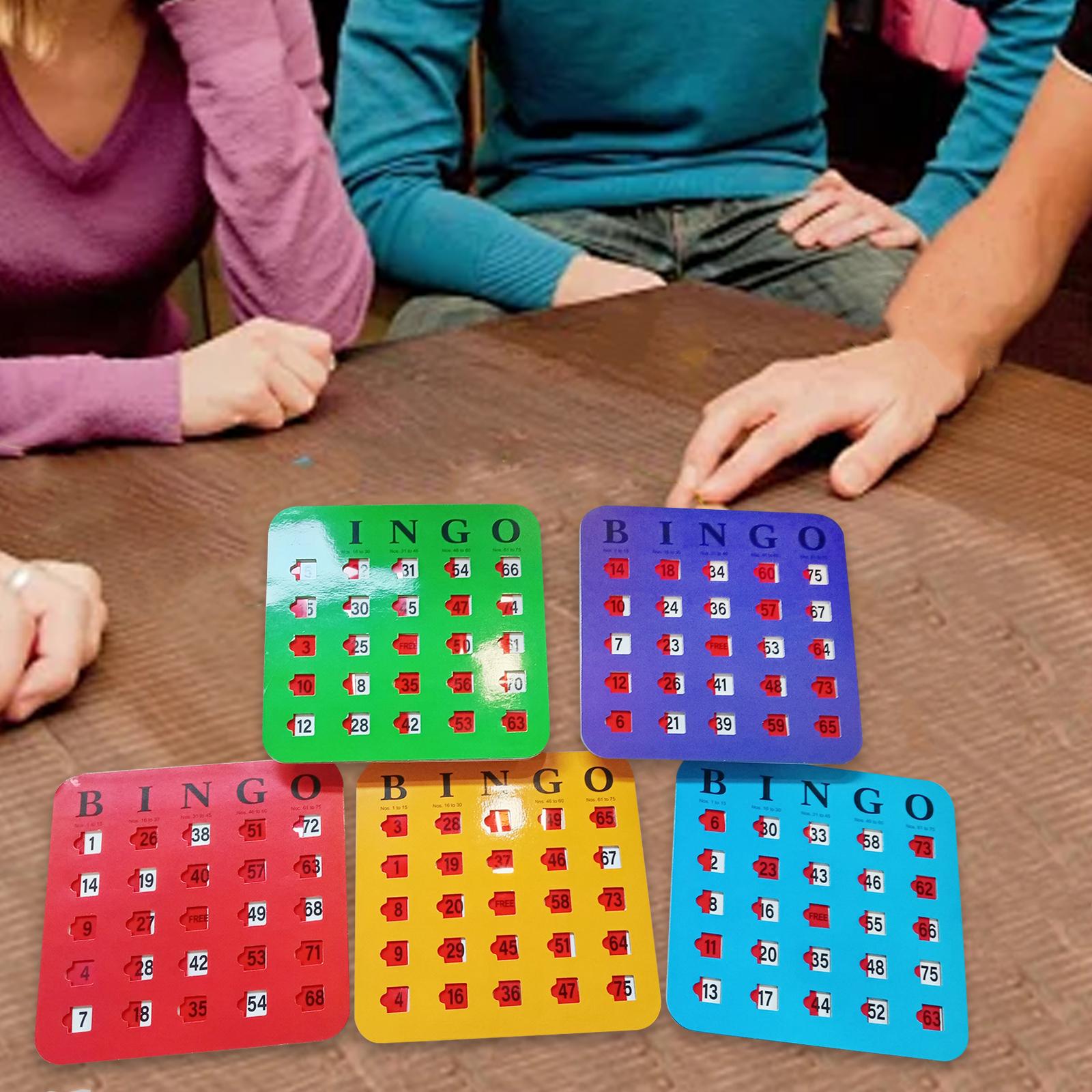 บัตรบิงโกแบบสไลด์ 5 ชิ้น พิมพ์ - Party Games For Large Groups บทวิจารณ์และราคา
