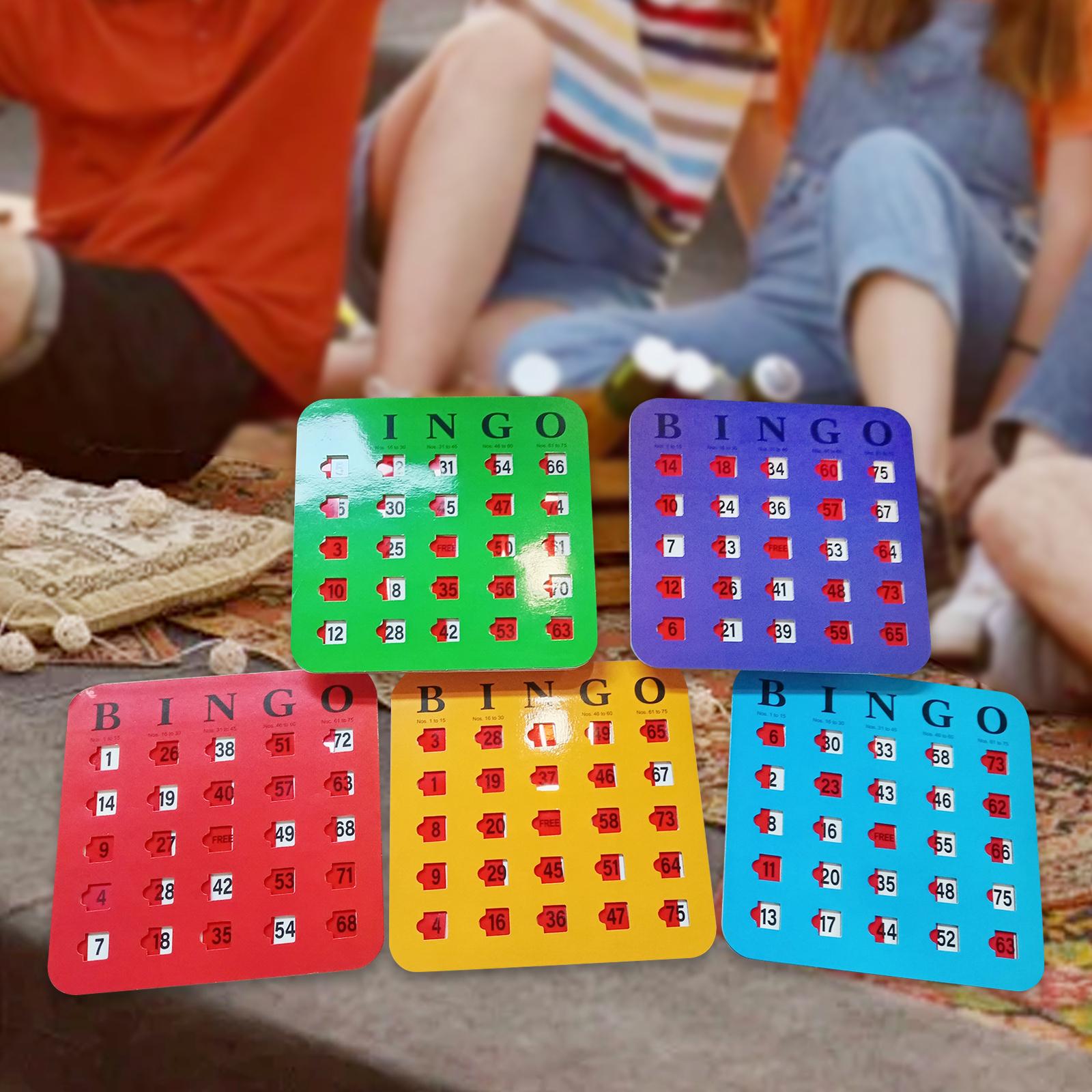 บัตรบิงโกแบบสไลด์ 5 ชิ้น พิมพ์ - Party Games For Large Groups บทวิจารณ์และราคา