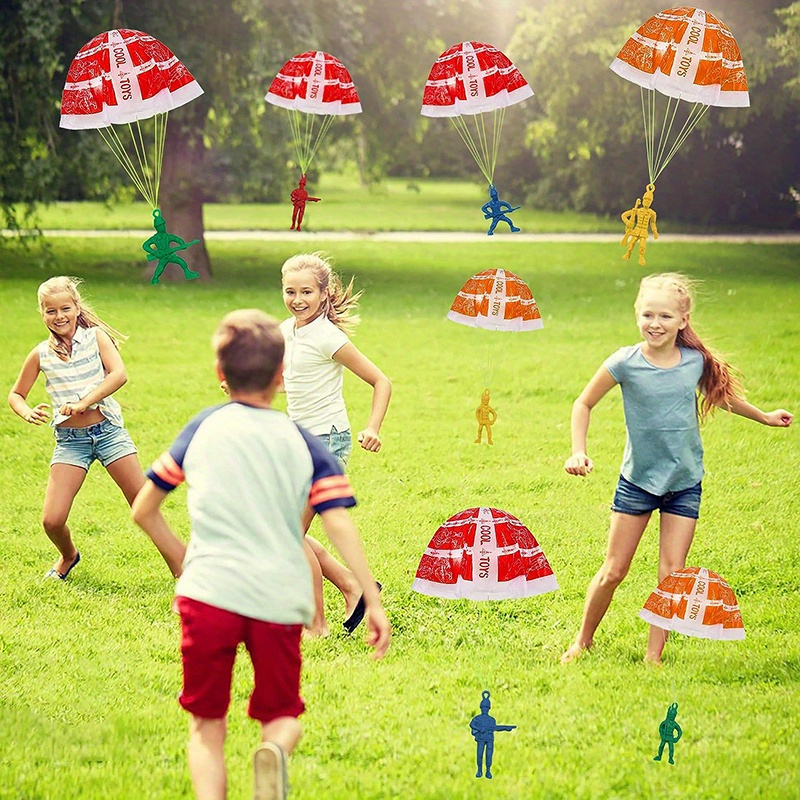 10/100pcs ร่มชูชีพของเล่นเด็ก, - Party Games Kids Ideas บทวิจารณ์และราคา