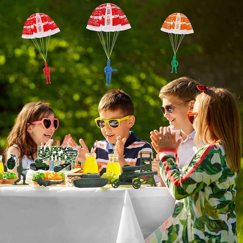 10/100pcs ร่มชูชีพของเล่นเด็ก, - Party Games Kids Ideas บทวิจารณ์และราคา