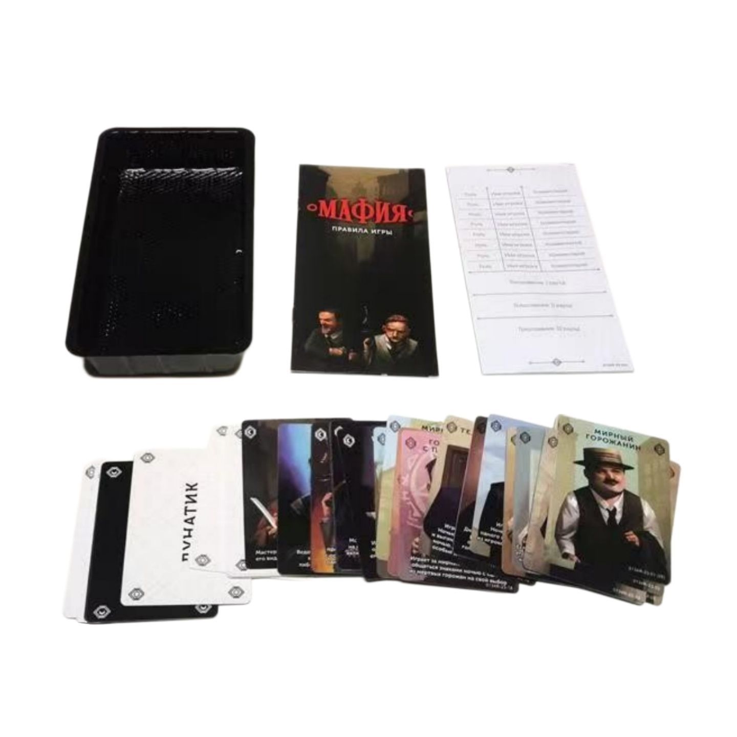 เกมไพ่มาเฟียภาษาอังกฤษสำหรับ 2 - Party Games Mafia บทวิจารณ์และราคา