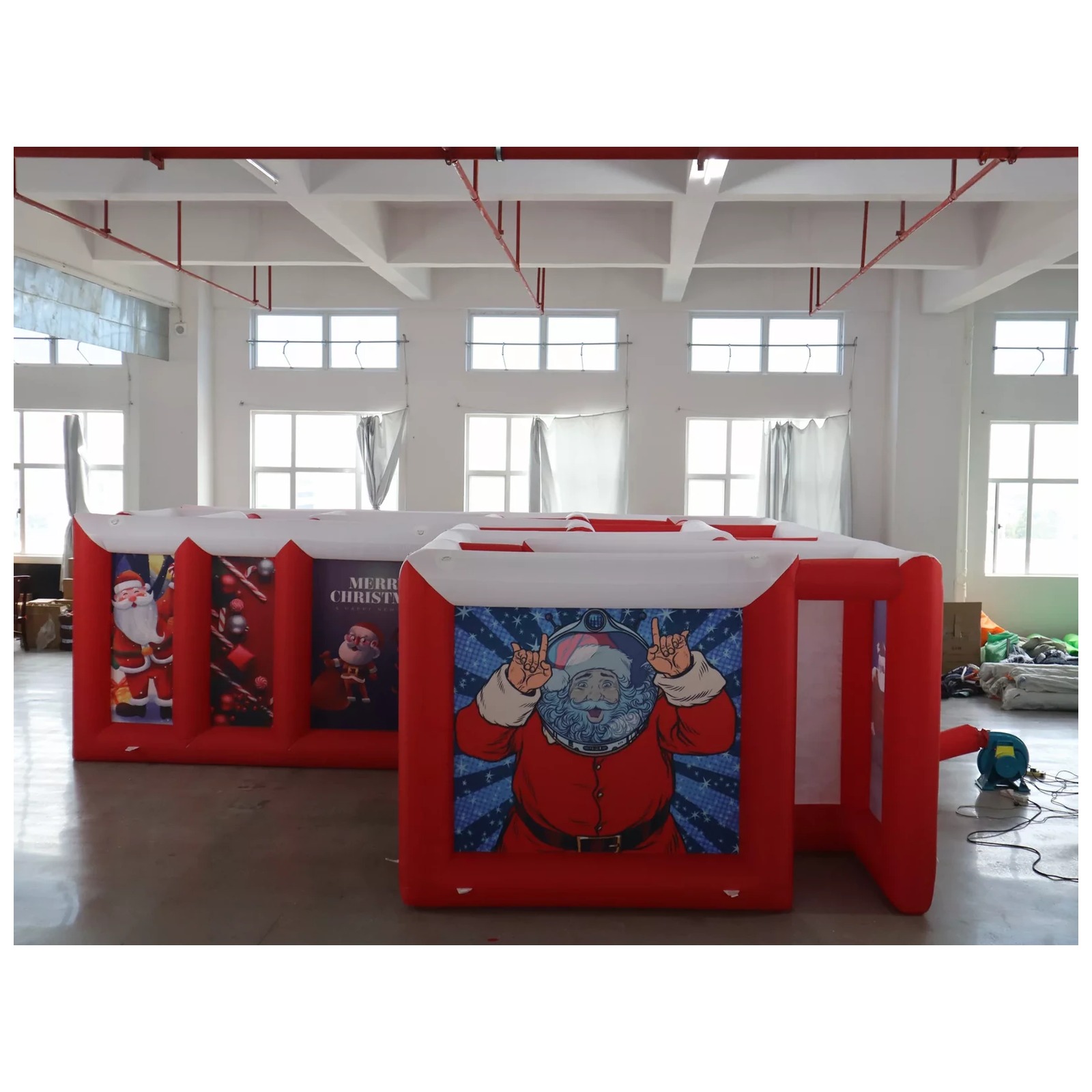 เขาวงกตเป่าลมหลังคาเรียบสีแดงข - Kids Party Games บทวิจารณ์และราคา
