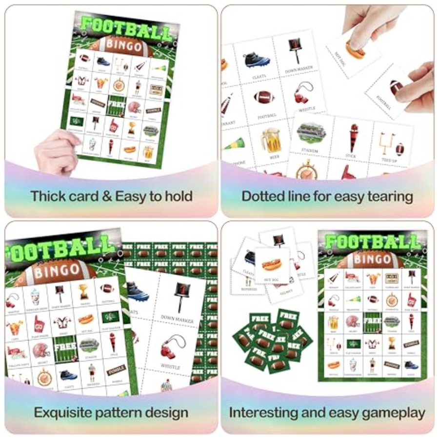 การ์ดเกมบิงโกปาร์ตี้ฟุตบอล, ชุ - Party Games For Large Groups บทวิจารณ์และราคา